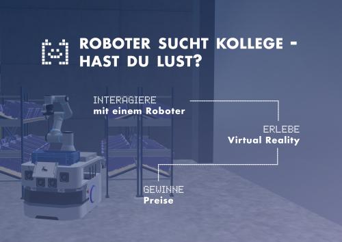 Grafik Roboter sucht Kollege
