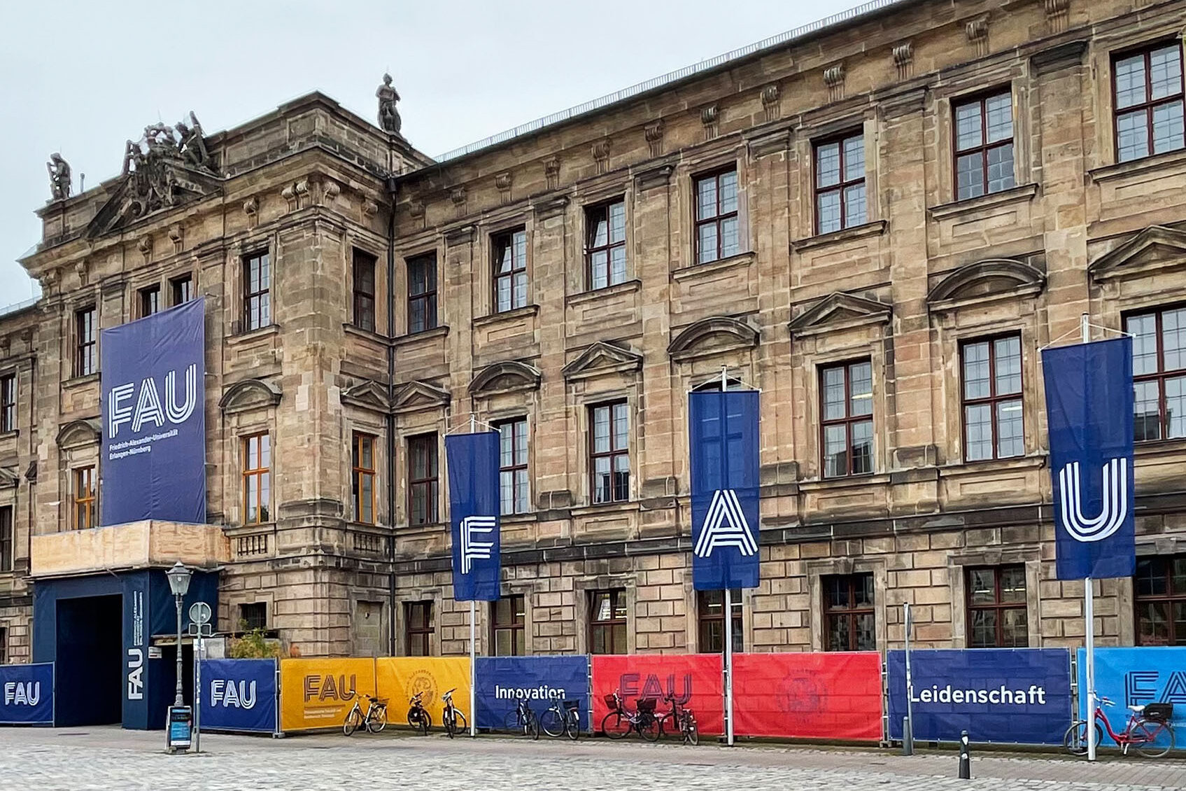 Schloss in Erlangen.