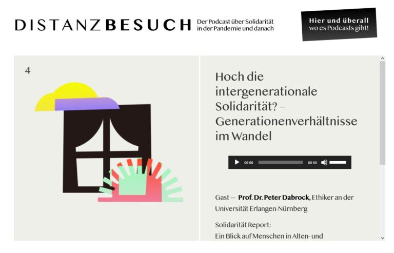Podcast Distanzbesuch: Maske tragen zum Schutz der Älteren?