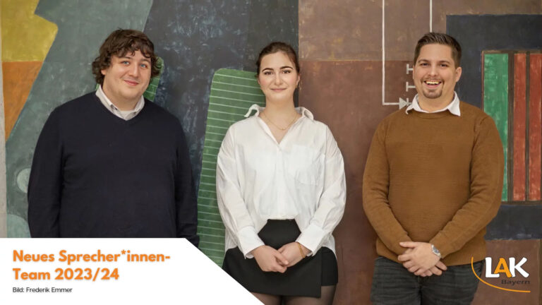 Wahl zum Sprecher der Bayerischen Landesstudierendenvertretung