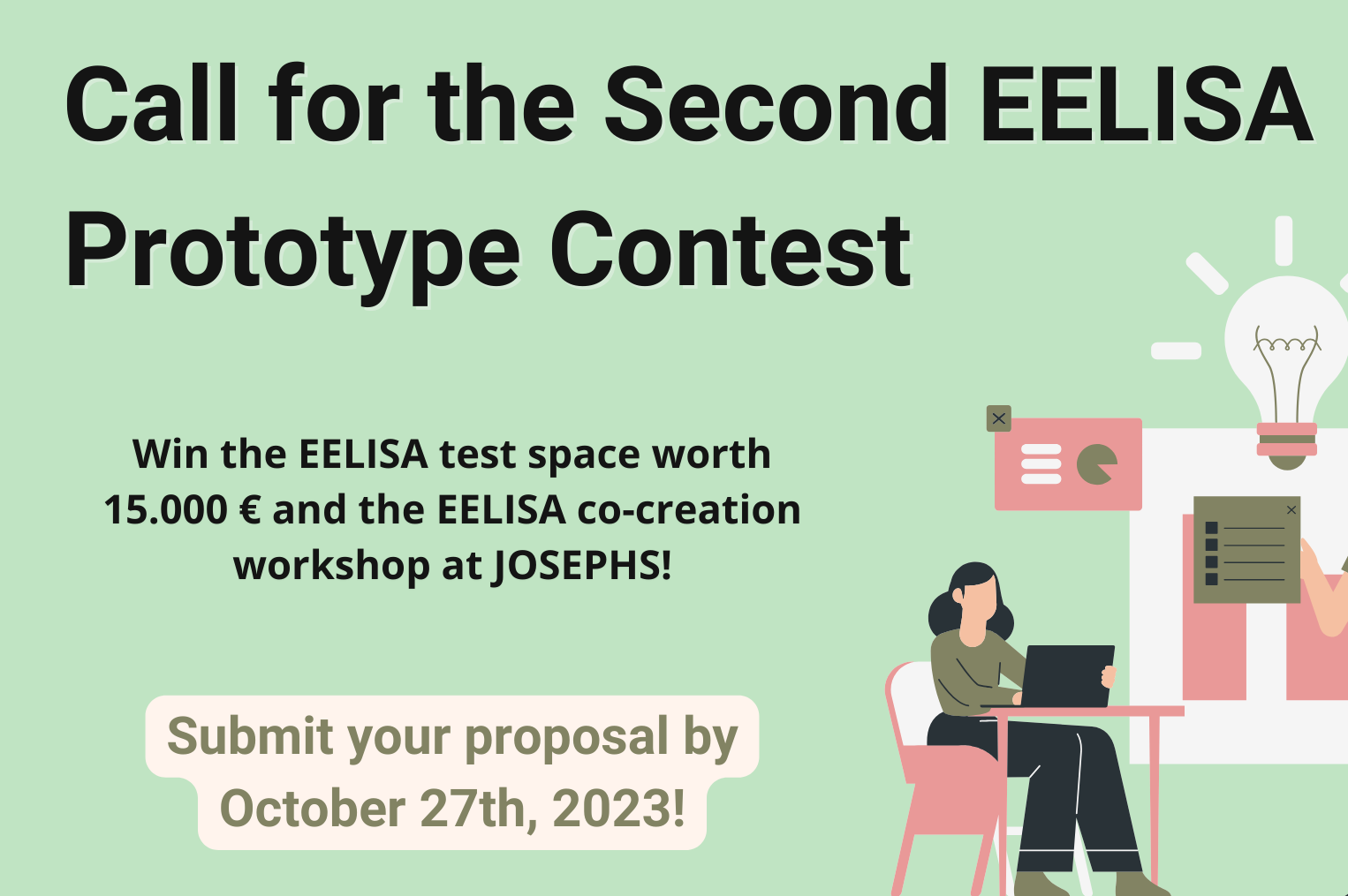 EELISA-Prototyp-Wettbewerb-Aufruf bis 27. Oktober 2023 bewerben