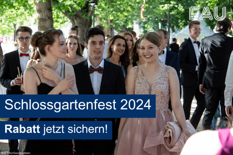 FAU Schlossgartenfest 2024: Sichern Sie sich Ihren Alumni-Rabatt!