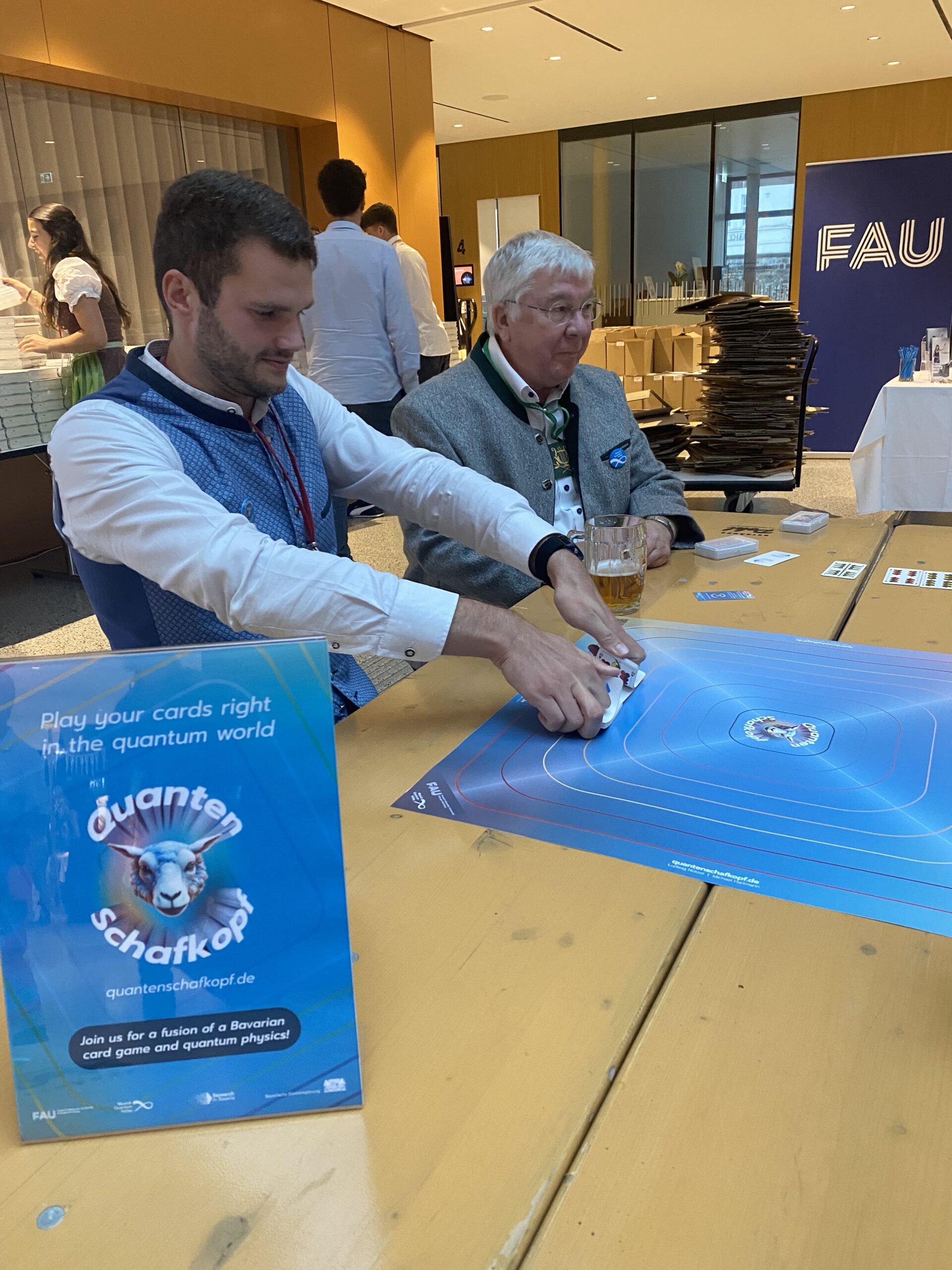 Quanten-Schafkopf: Bayerischer Abend beim Treffen der Nobelpreisträger in Lindau