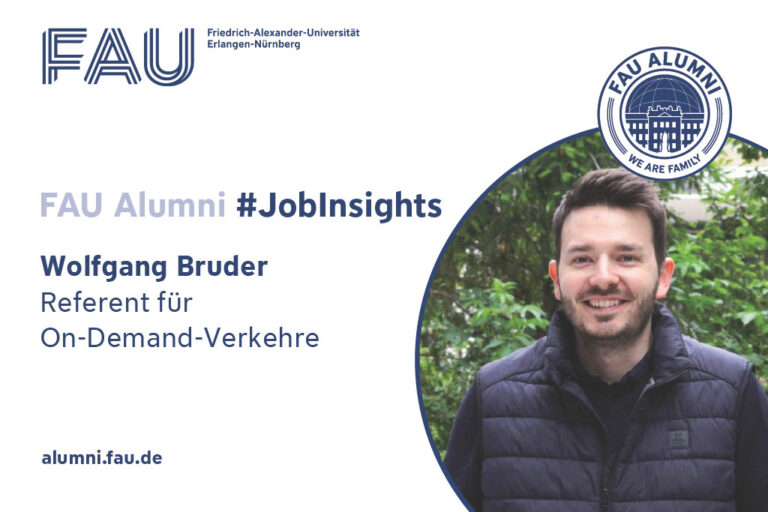 FAU Alumni #JobInsights: Wolfgang Bruder, Geograf