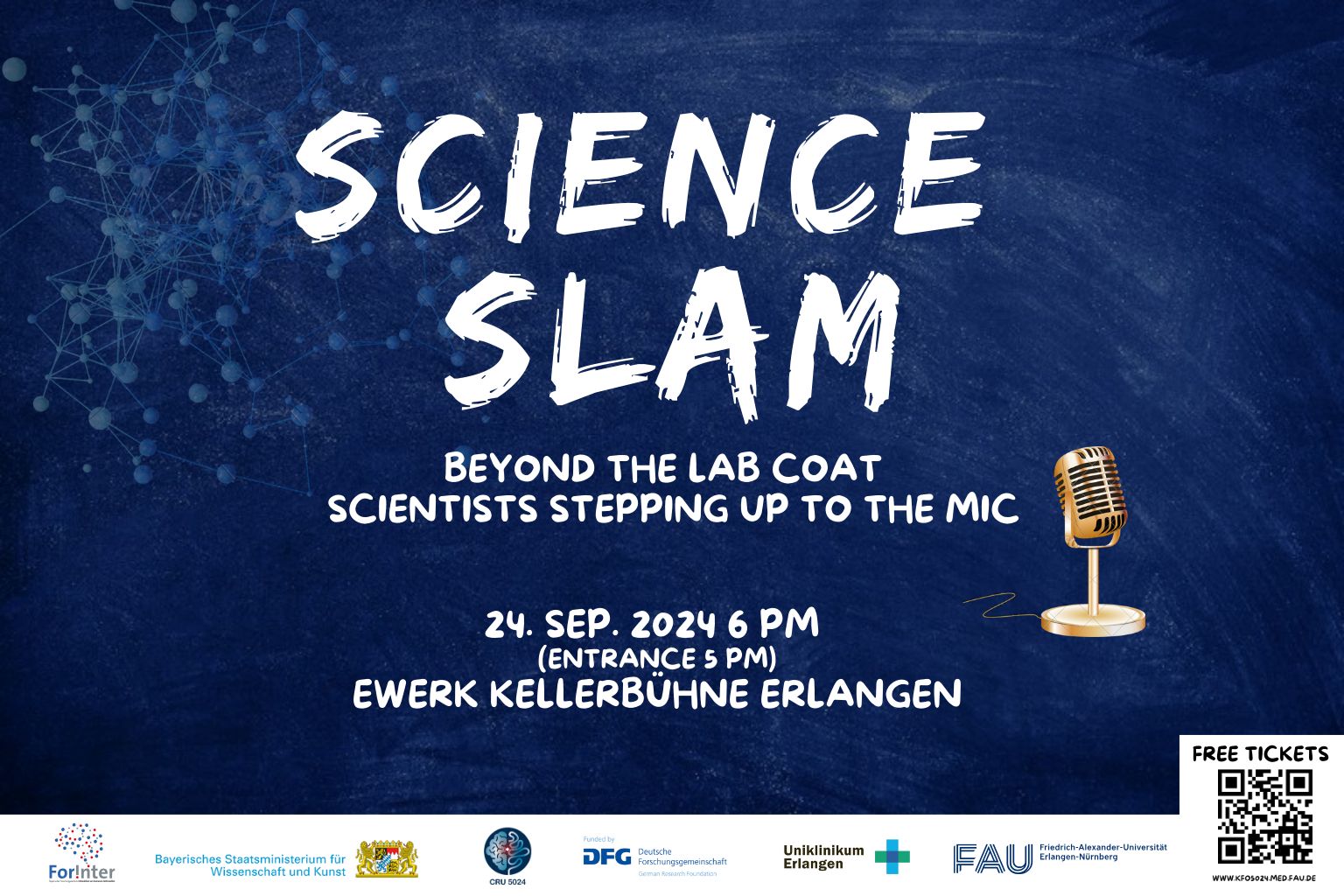 Scienceslam am 14. September 2024 im E-Werk