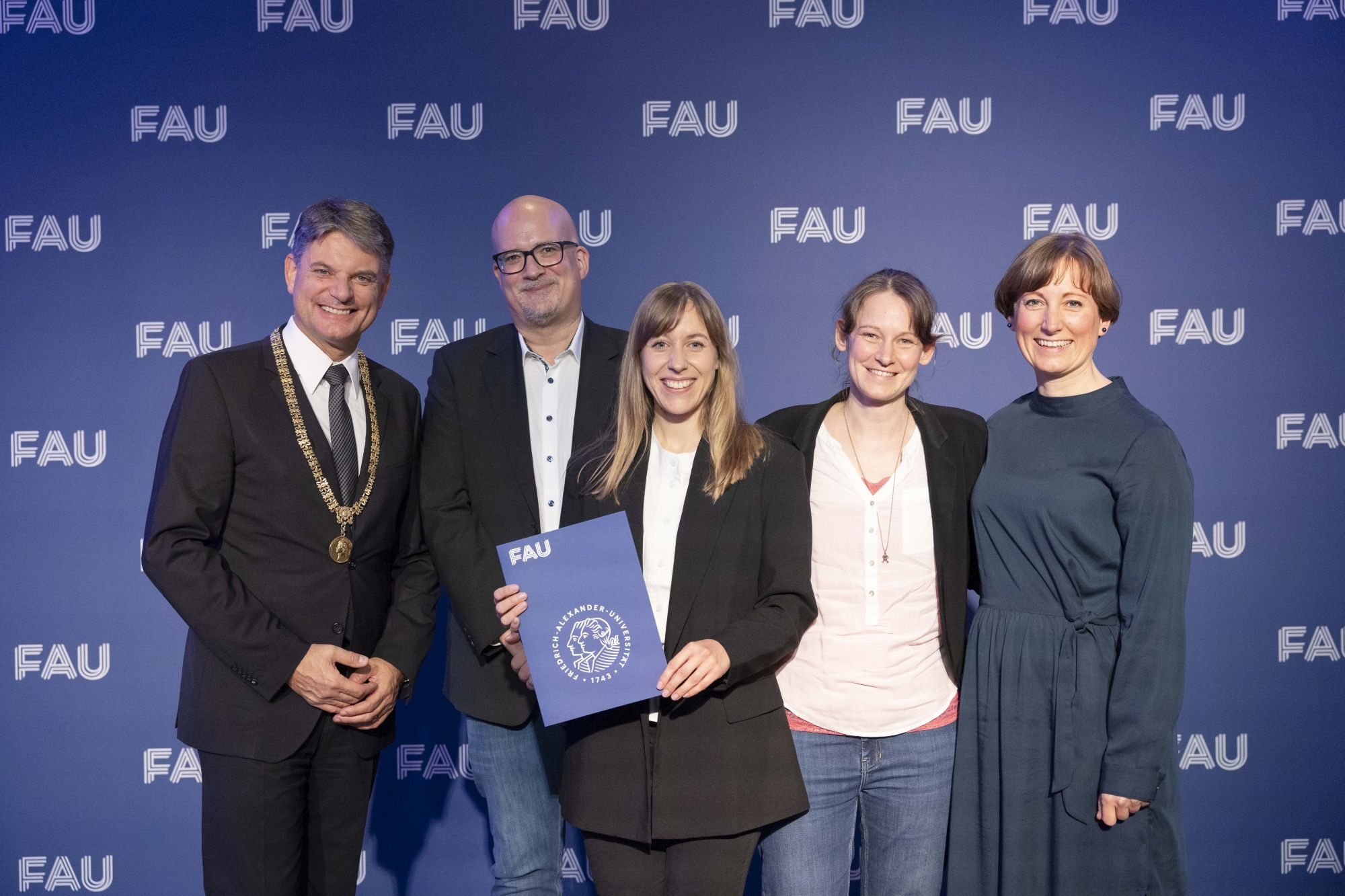 Nachhaltigkeitspreis Kategorie Campus & Betrieb für Jens Kämmler, Sonja Strübe und Christina de la Gala
