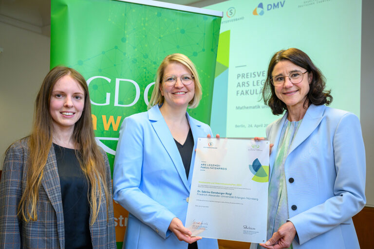 Ars legendi-Fakultätenpreis: Auszeichnung für Dr. Sabrina Gensberger-Reigl