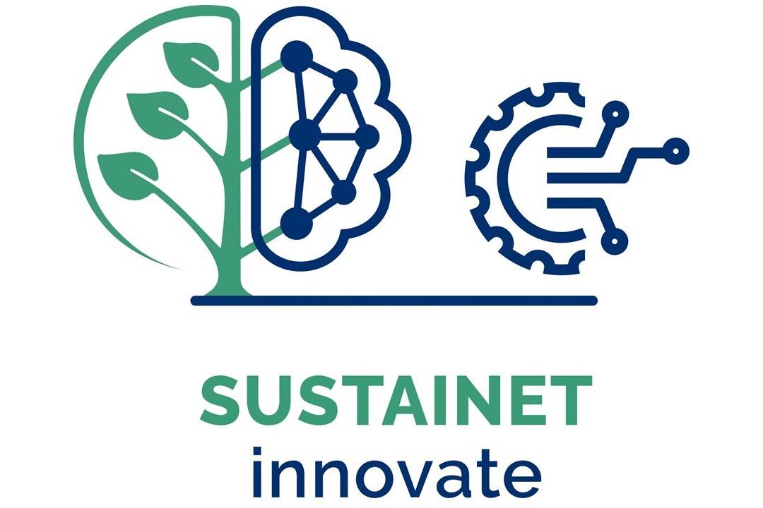 Logo bestehend aus einem silisierten Baum, der zur Hälfte ein Camputernetz ist