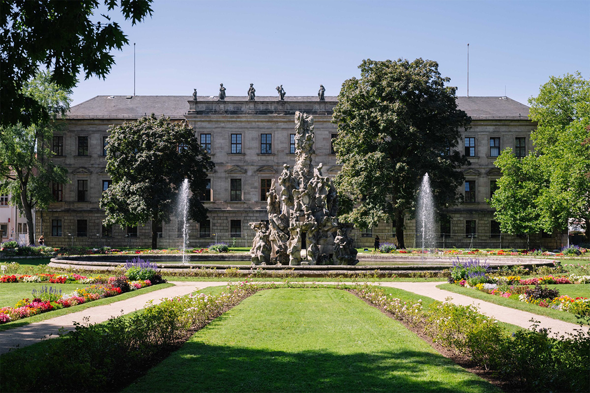 Das Erlanger Schloss, Verwaltungssitz der Friedrich-Alexander-Universität Erlangen-Nürnberg