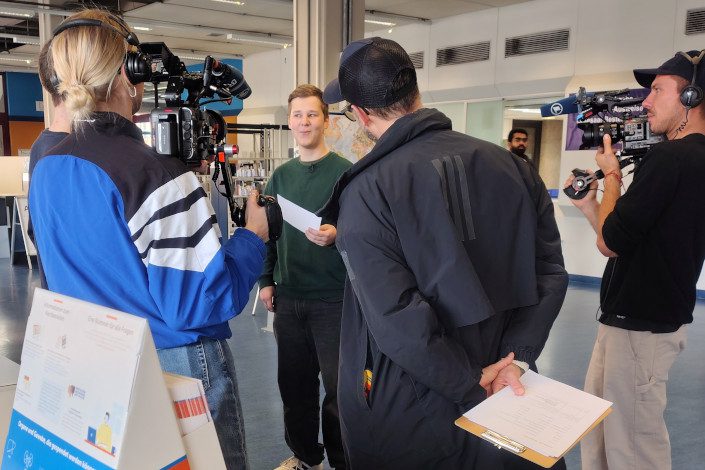 Format „JobChallenge“ des BR an der Unibibliothek