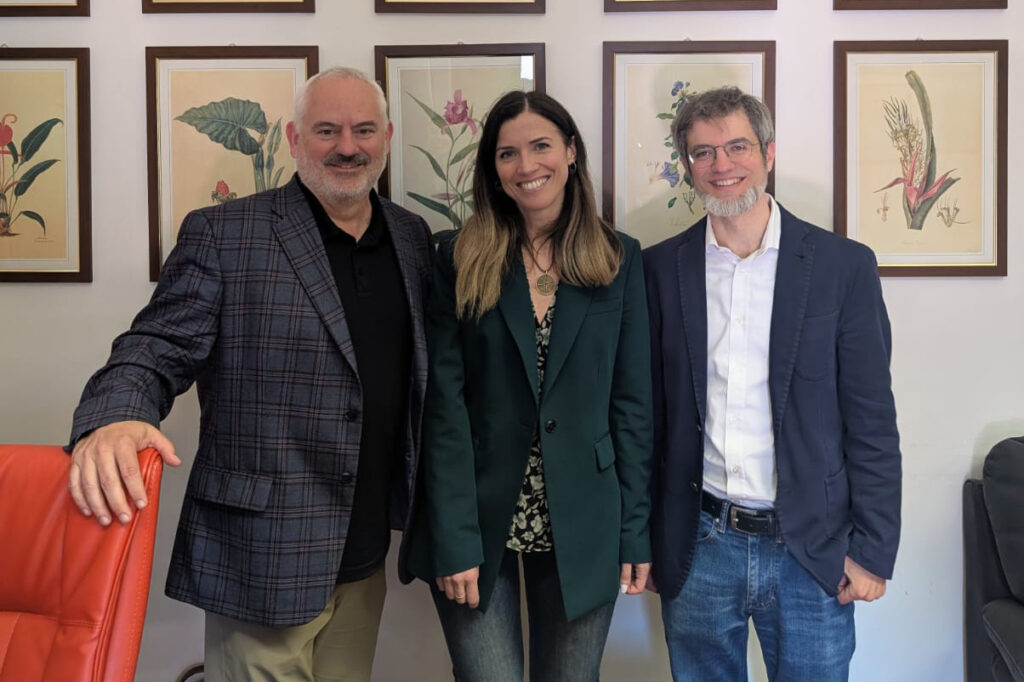 Die Wissenschaftler Seite an seite