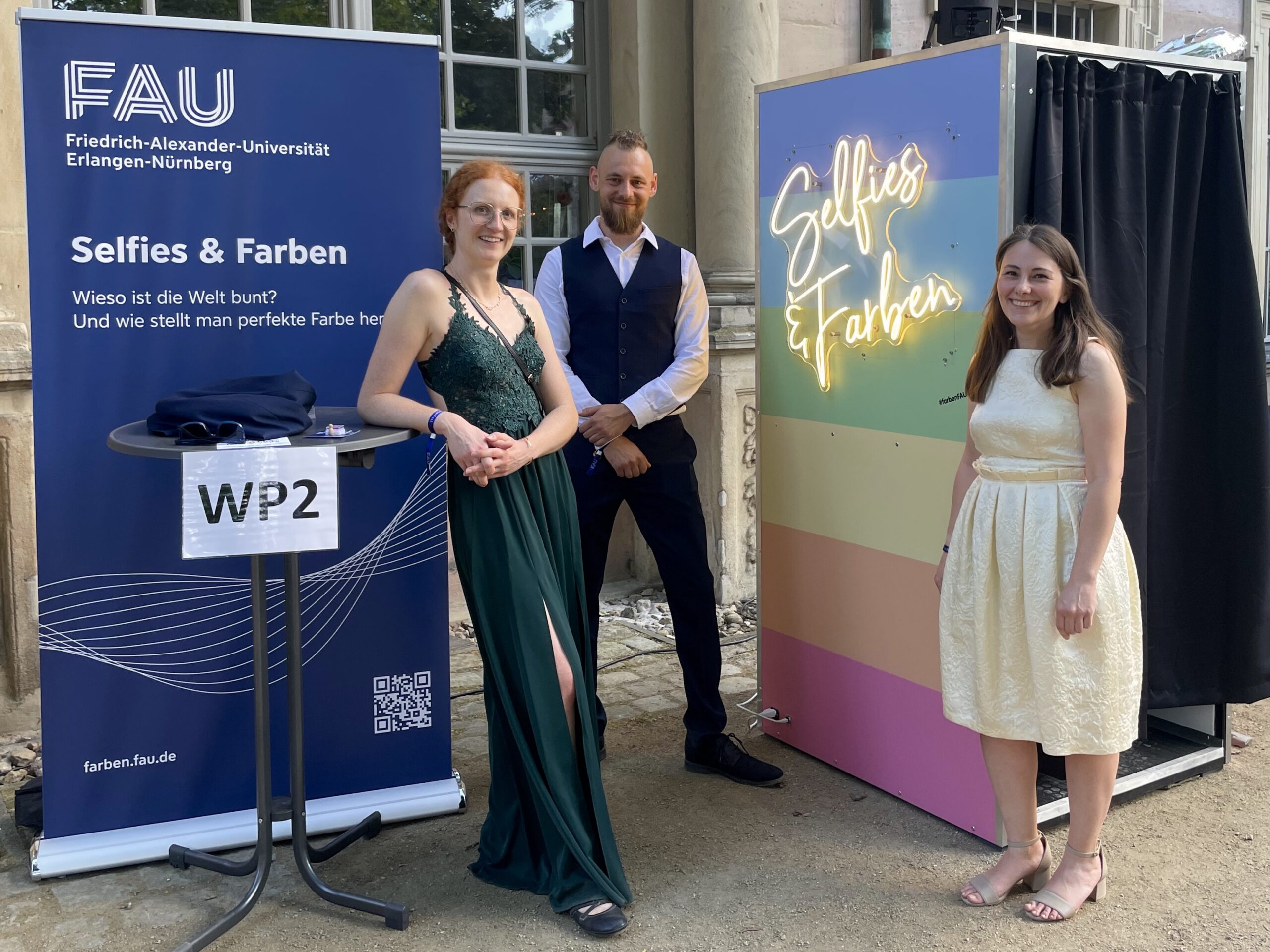 Selfies/Farben-Fotobox