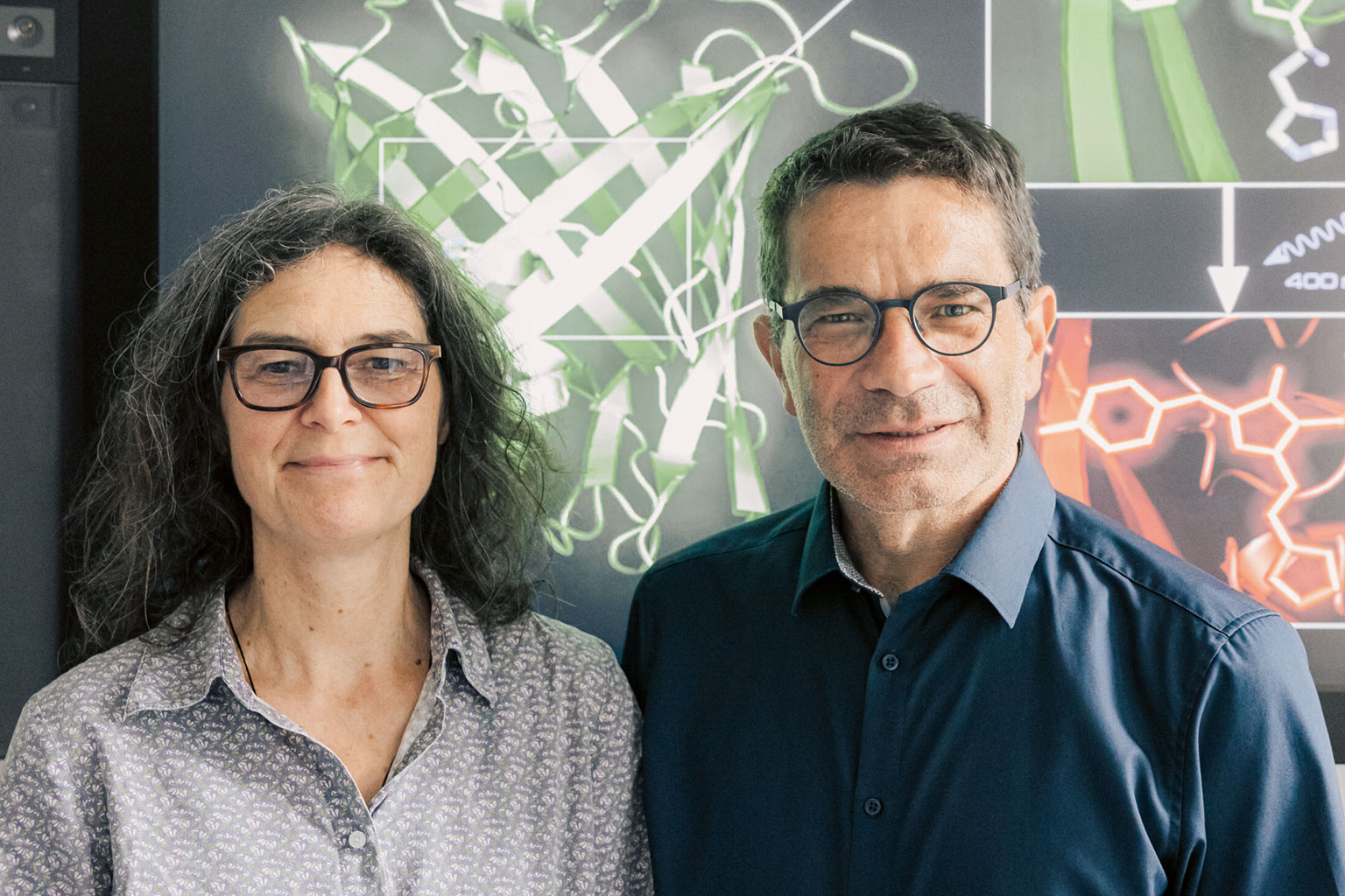 Petra Imhof und Gerhard Wellein nebeneinander.