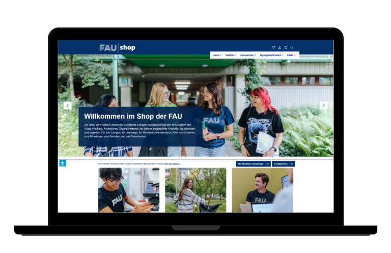 Neuer FAU-Shop online!