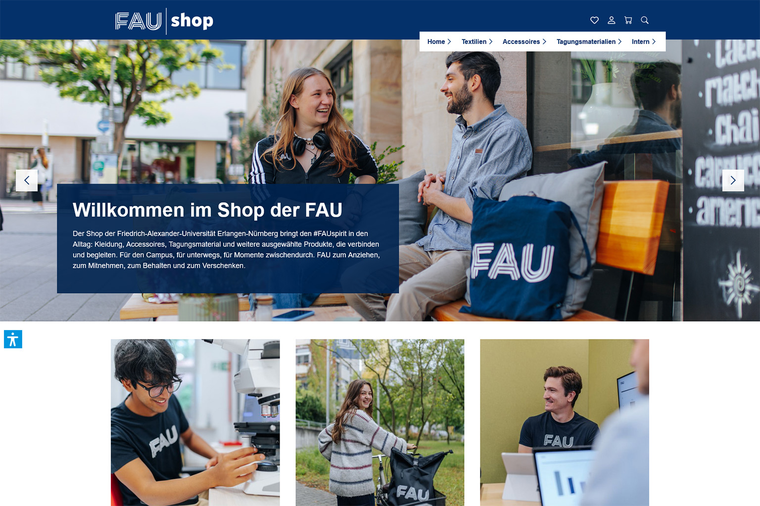 Direkt zum FAU-Shop