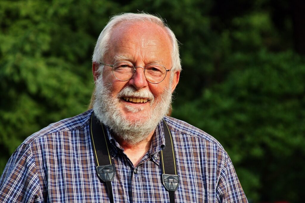 Porträt von Walter Welß vom Botanischen Garten Erlangen.