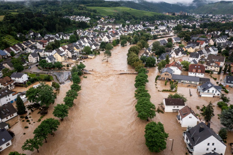 Wenn das Wasser zu plötzlich kommt