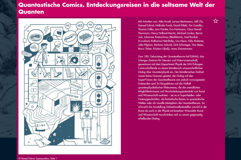 Quantastische Comics: Ausstellung beim Comic-Salon Erlangen im Juni