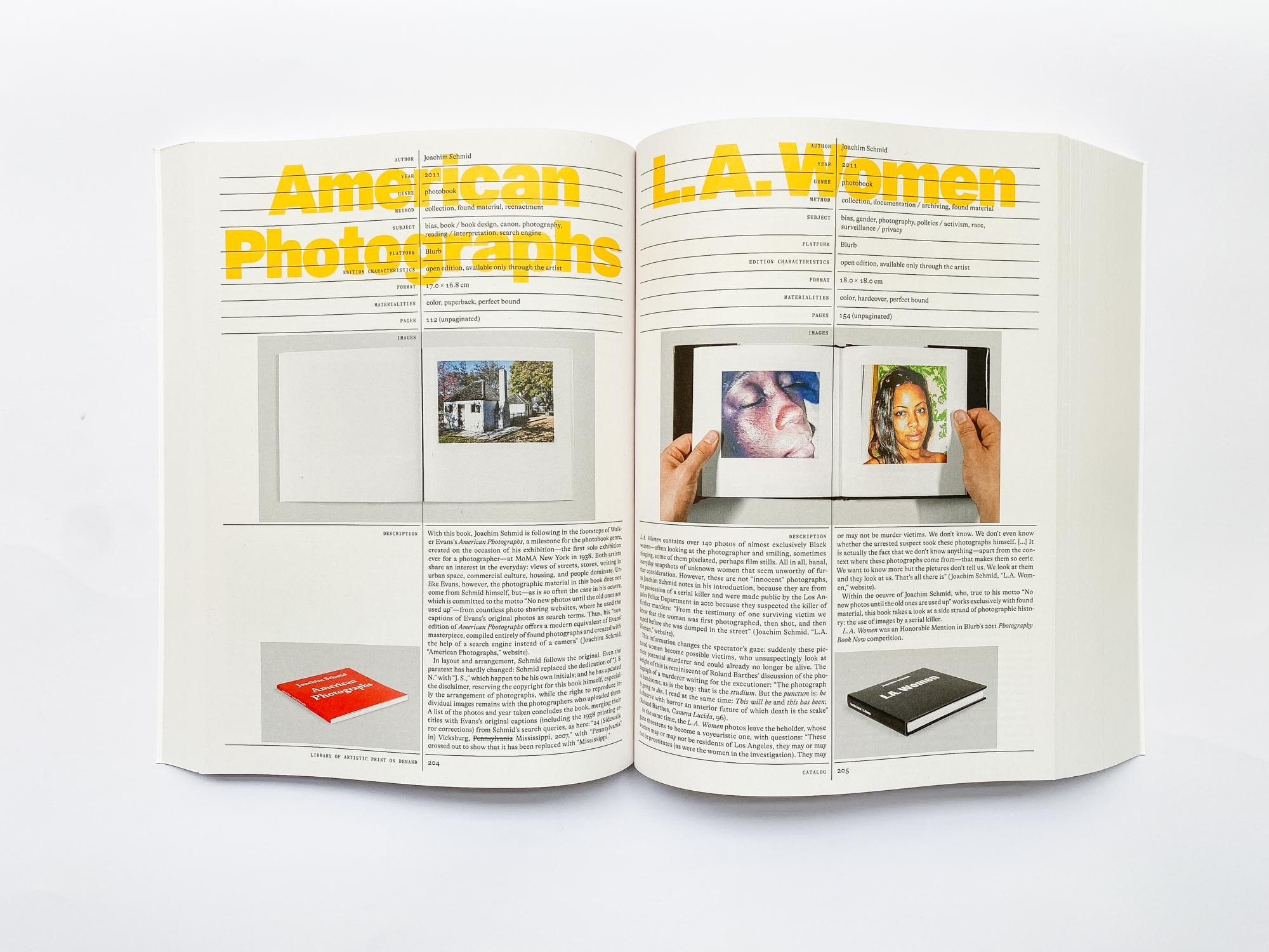 Spread of the catalog